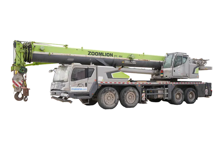 2019 Zoomlion ZTC 800V truck crane