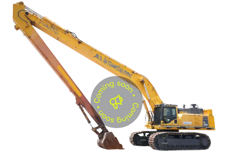 2017 حفارة بذراع طويل كوماتسو PC850-8R1