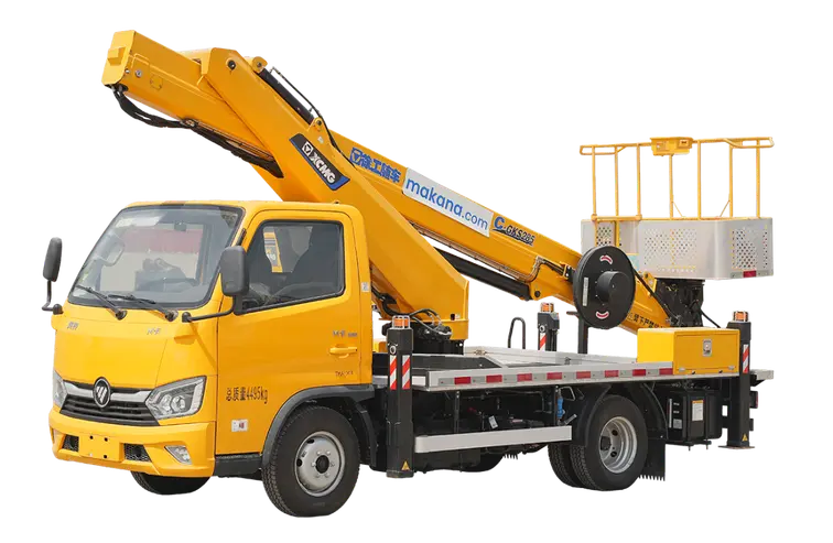 2025 XCMG GKS285 boom lift on Foton 4x2 flatbed truck
