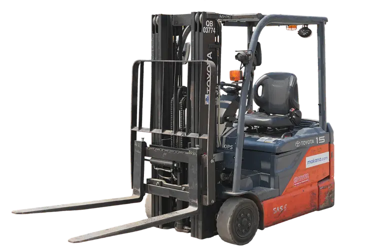 2017 Toyota 8FBE15 electric forklift (without battery)