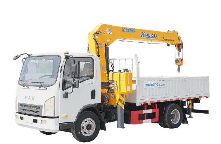 2024 XCMG SQS125 boom crane on FAC 4x2 truck