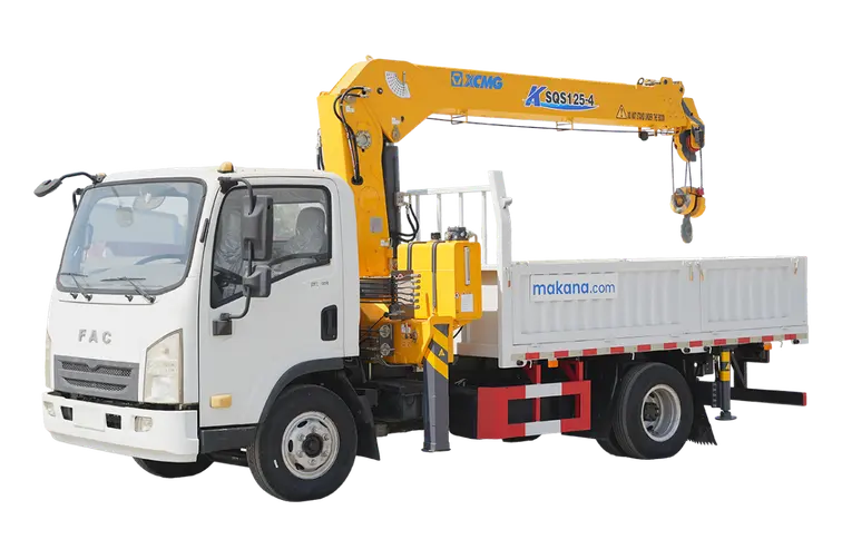 2024 XCMG SQS125 boom crane on FAC 4x2 truck