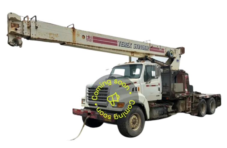 2004 Terex Sterling straight boom truck crane