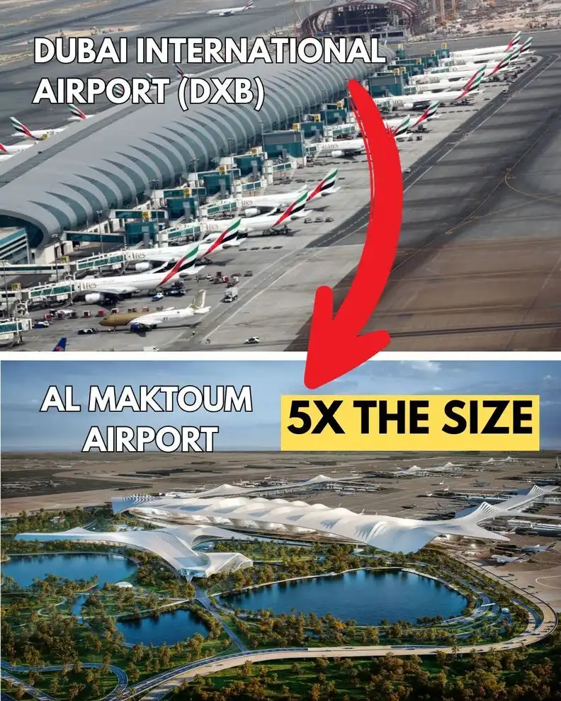 Al Maktoum airport expansion: an airport bigger than some cities! - 1
