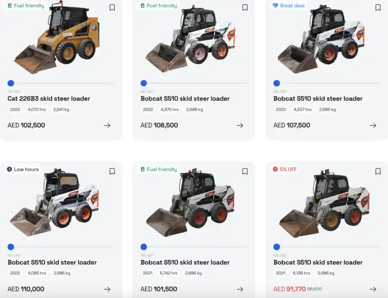 Makana’s top picks: pre-owned Bobcat S510 & CAT 226B3 skid steer loaders - 3